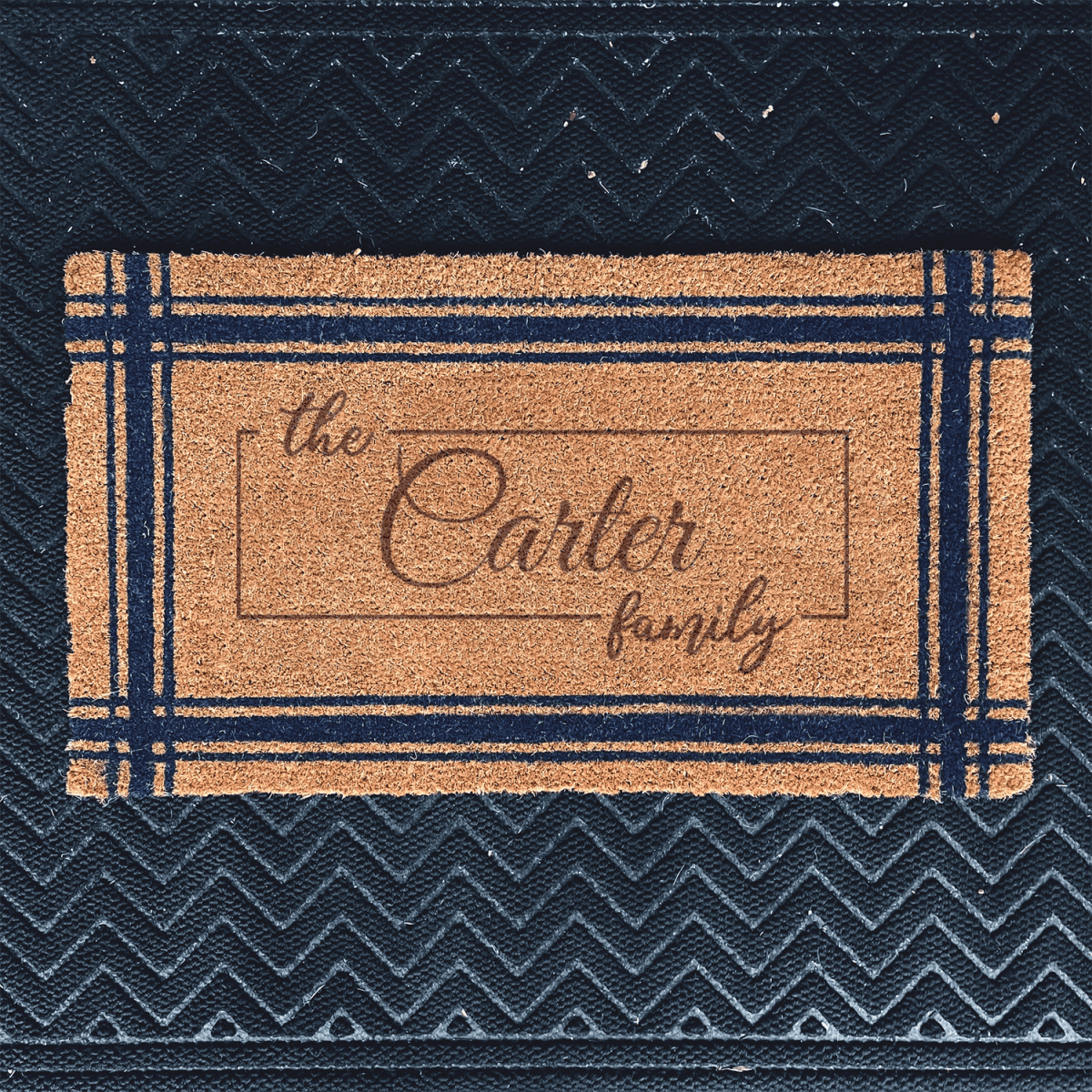 Personalized Classic Family Legacy Engraved Door Mat for her, Customized Gifts for Women by Groovy Girl Gifts