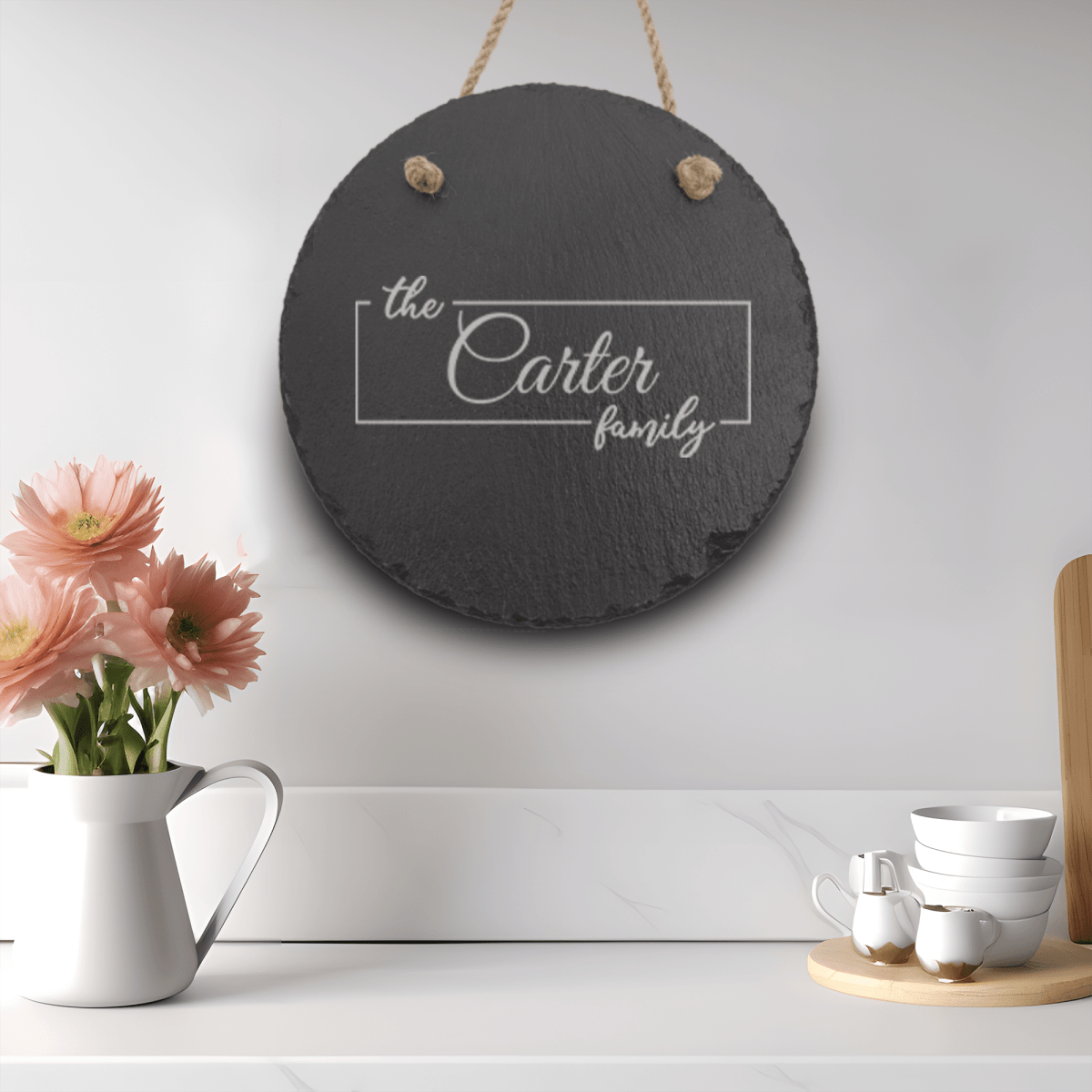 Personalized Classic Family Legacy Slate Wall Decor for her, Customized Gifts for Women by Groovy Girl Gifts