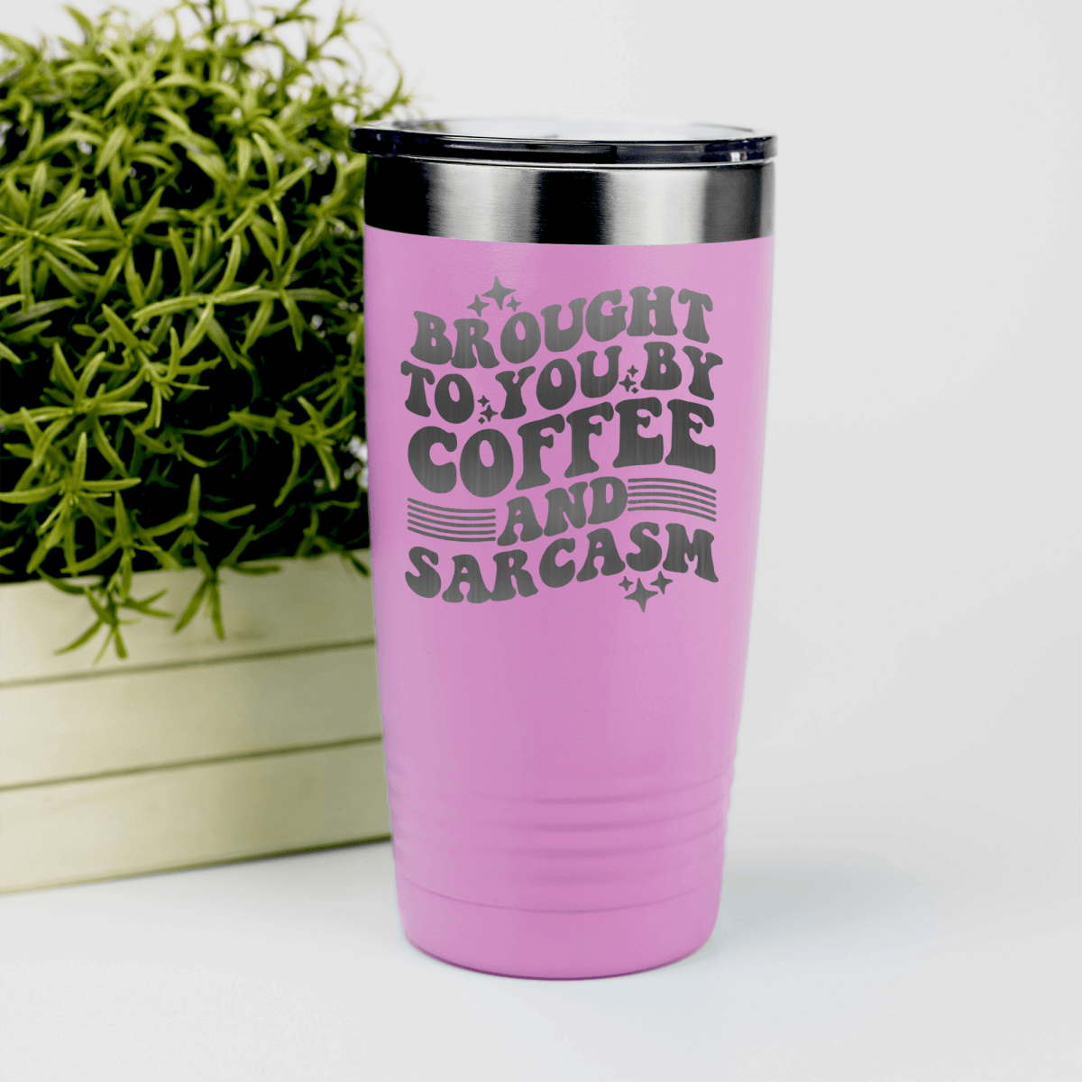 Pink pickelball tumbler Coffee And Sarcasm