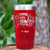 Red Teacher Tumbler With Coffee Is How I Get Powers Design