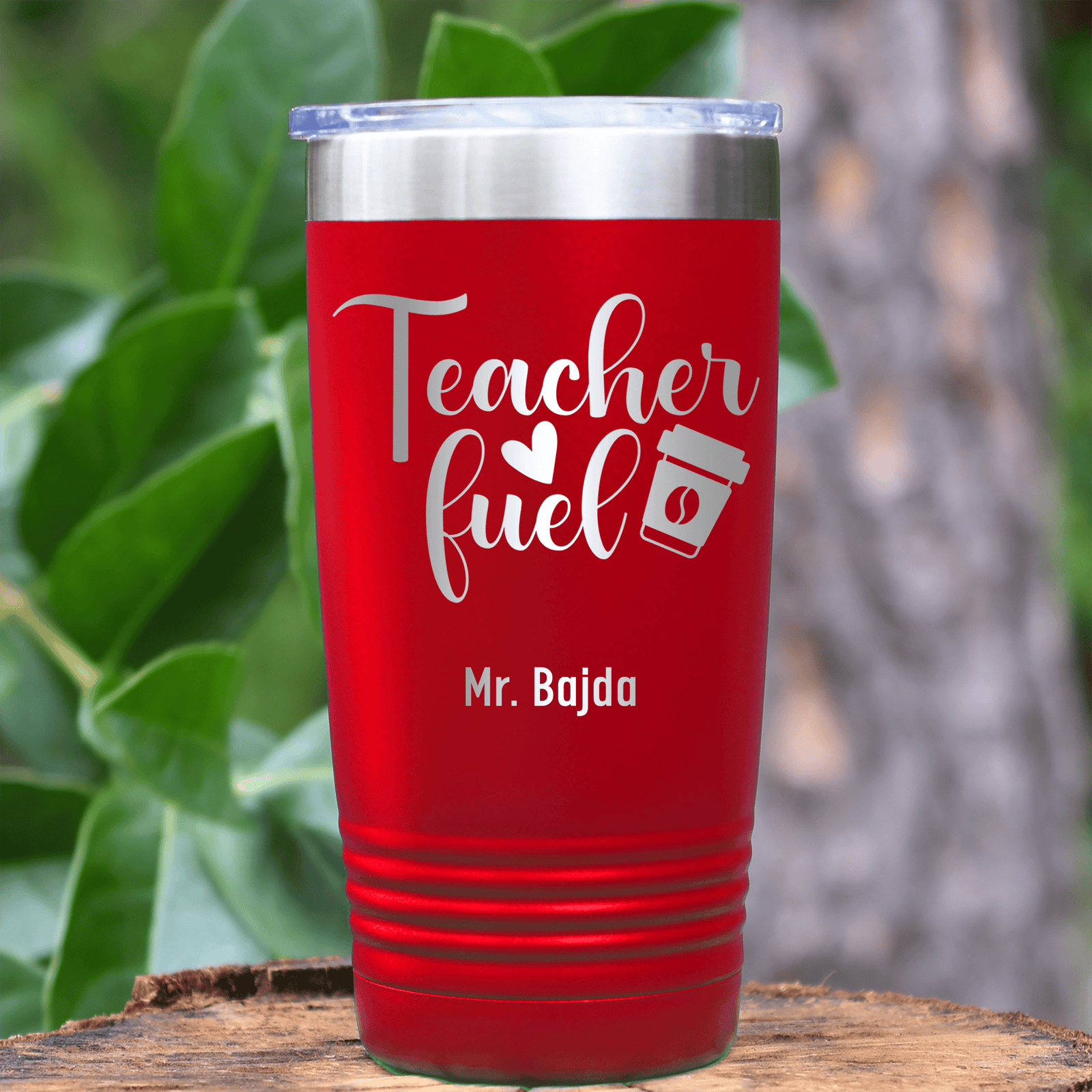 Teal Teacher Tumbler With Coffee Teacher Fuel Design