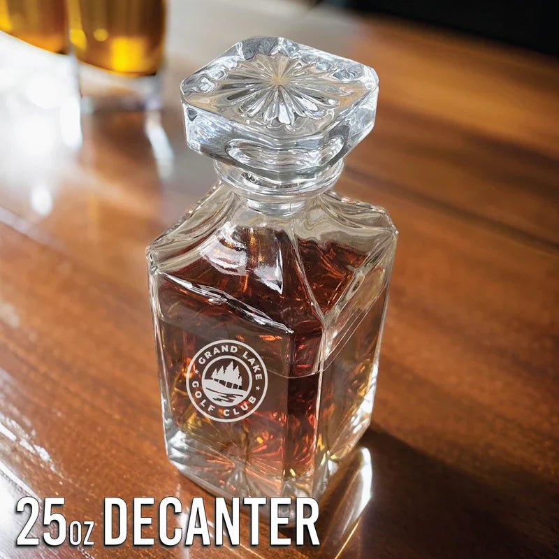 Personalized Custom Logo Decanter for her, Customized Gifts for Women by Groovy Girl Gifts