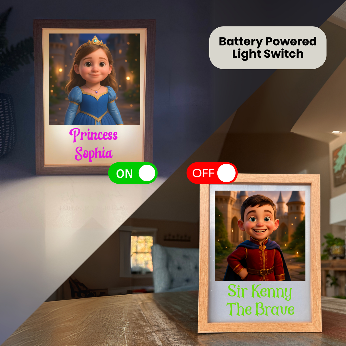 Custom Princess Kids Night Light