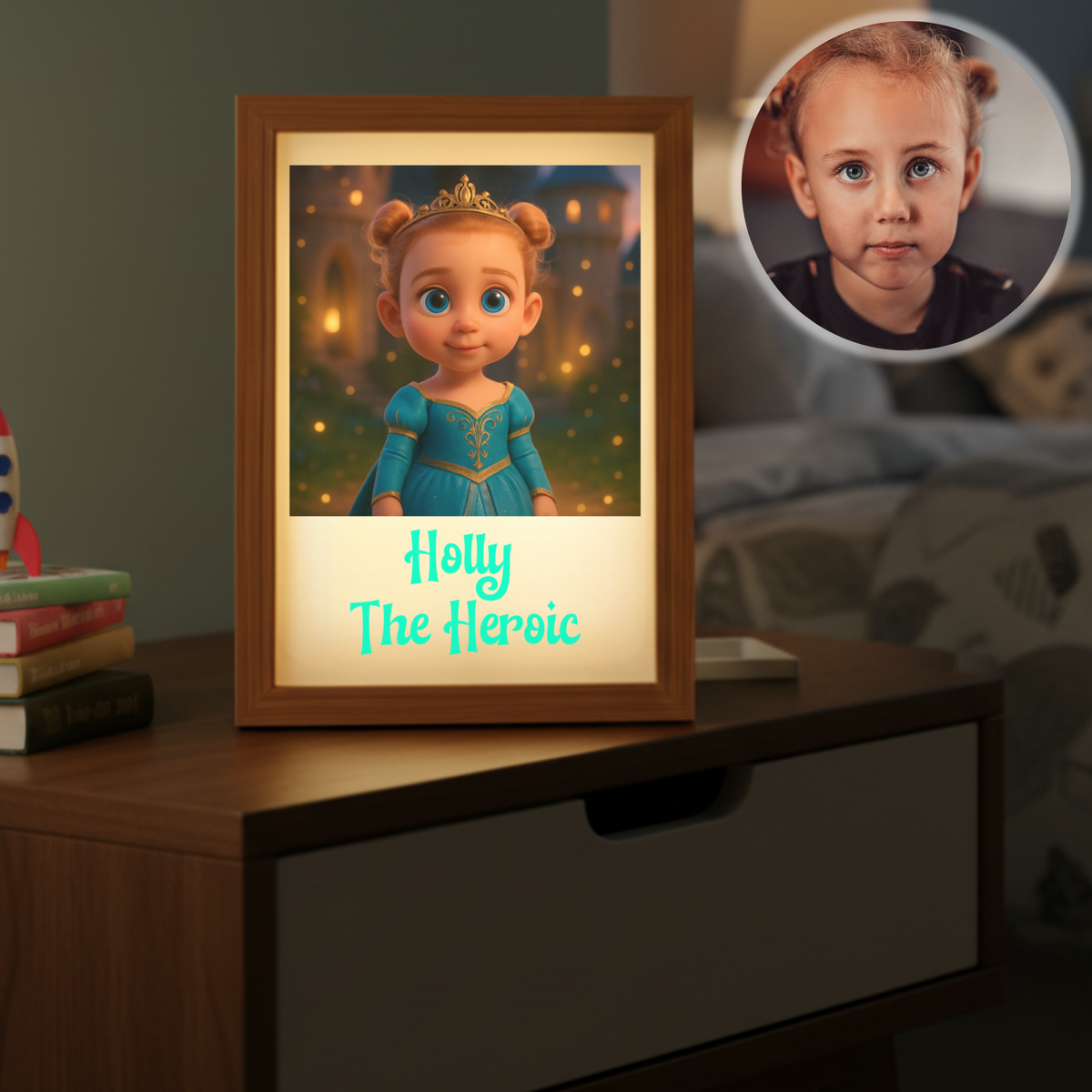 Custom Princess Kids Night Light