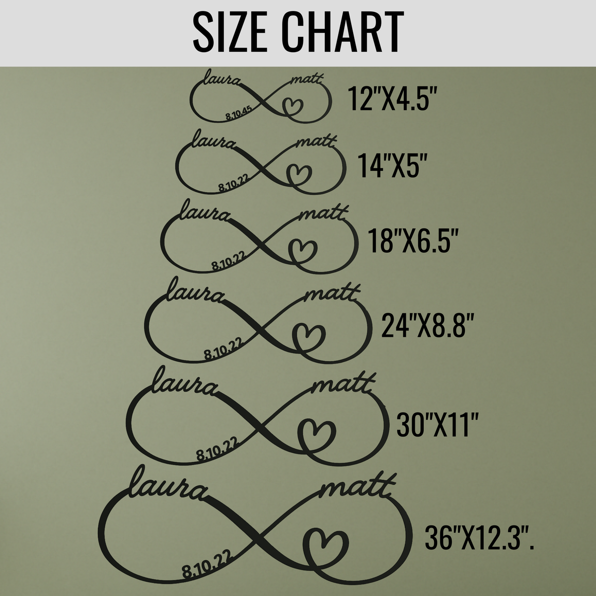 Love You To Infinity Sign