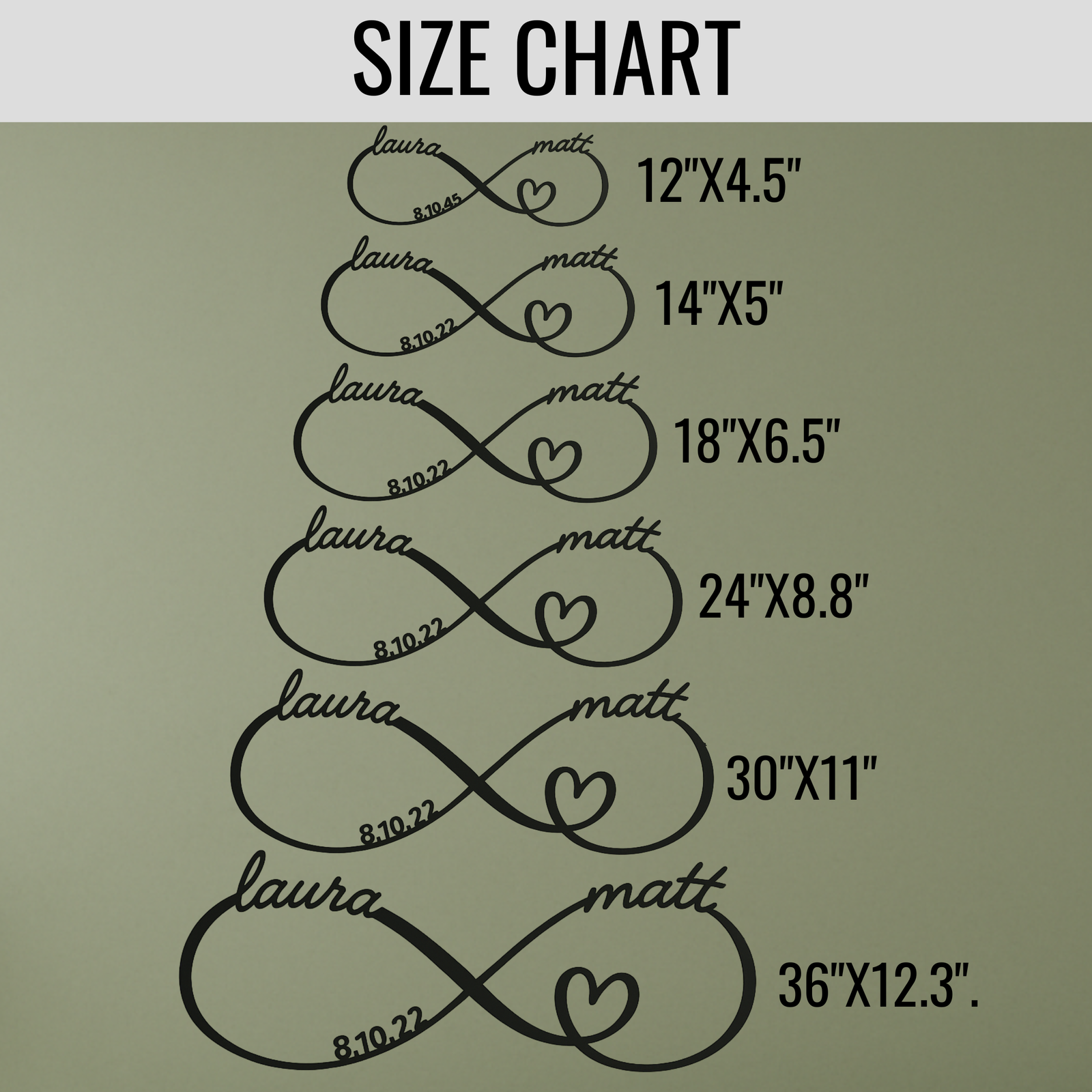 Love You To Infinity Sign