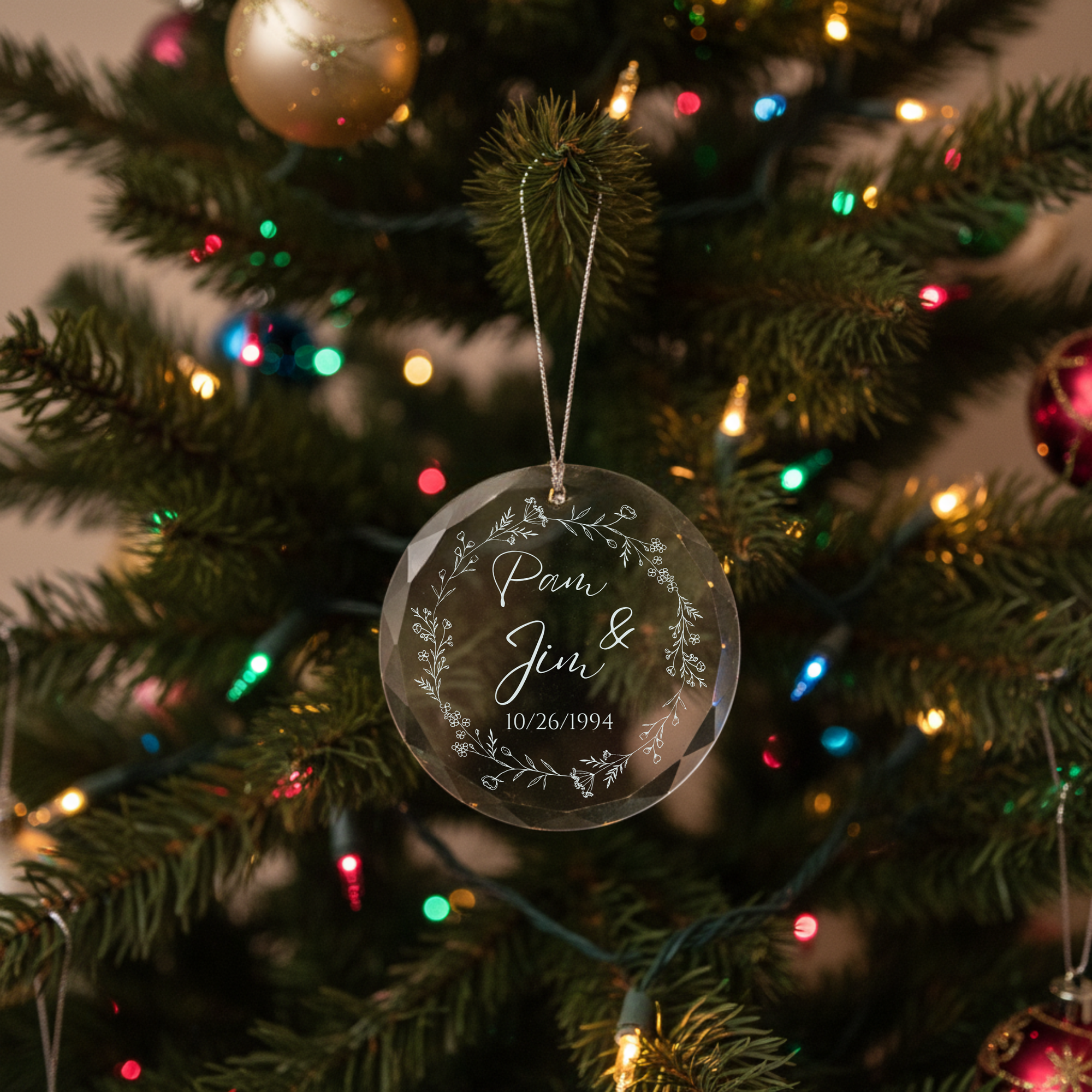 Couples Christmas Ornament