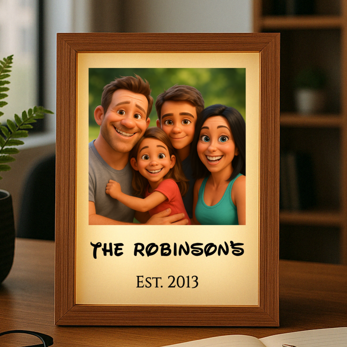 Animated Family Photo Light Box