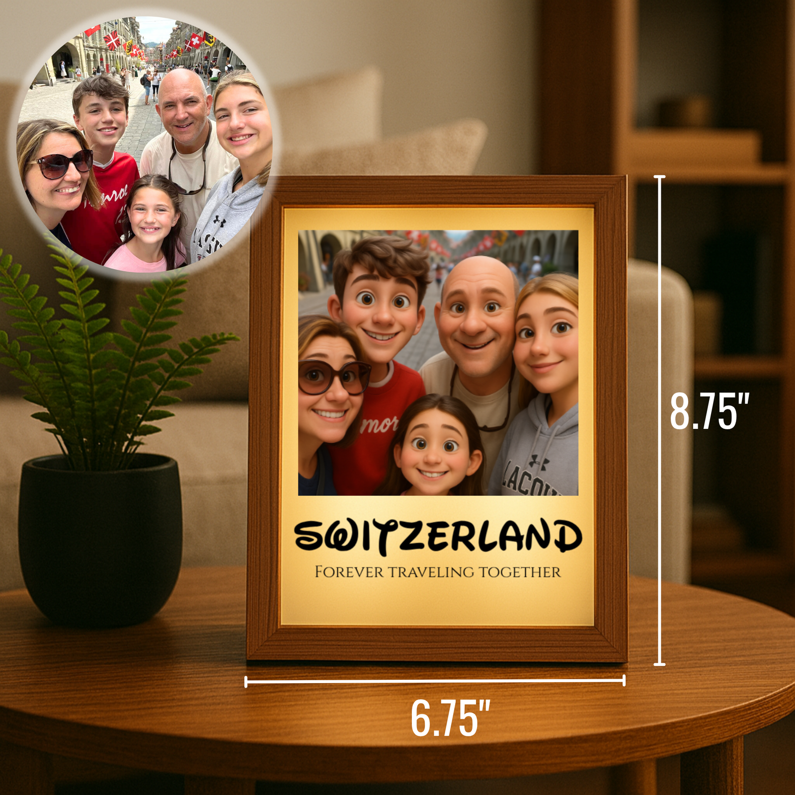 Animated Family Photo Light Box
