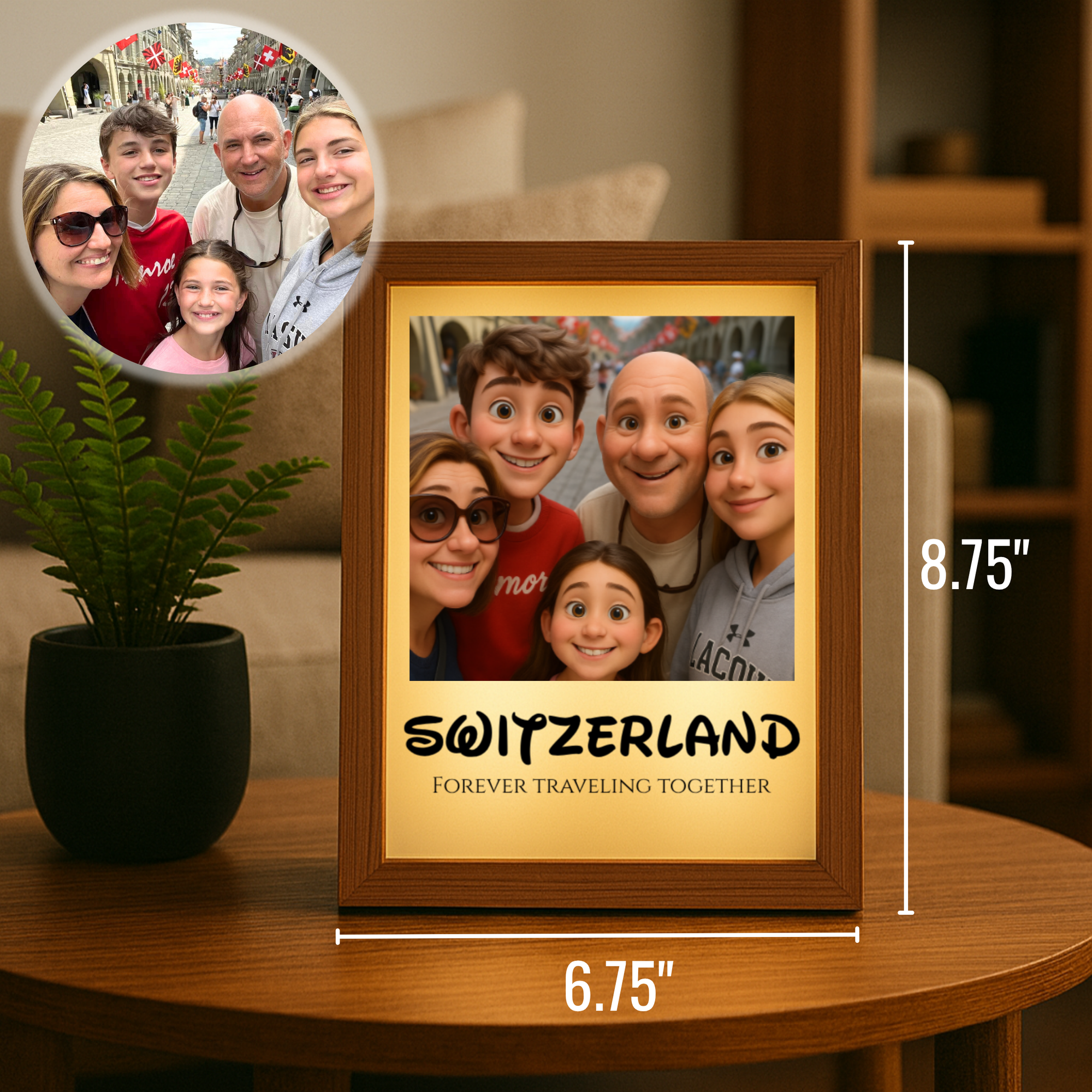 Animated Family Photo Light Box