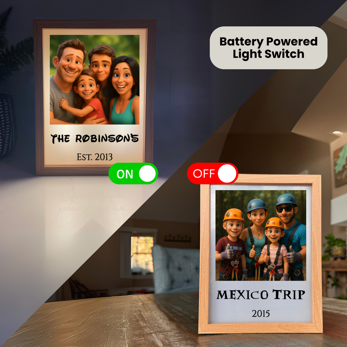 Animated Family Photo Light Box