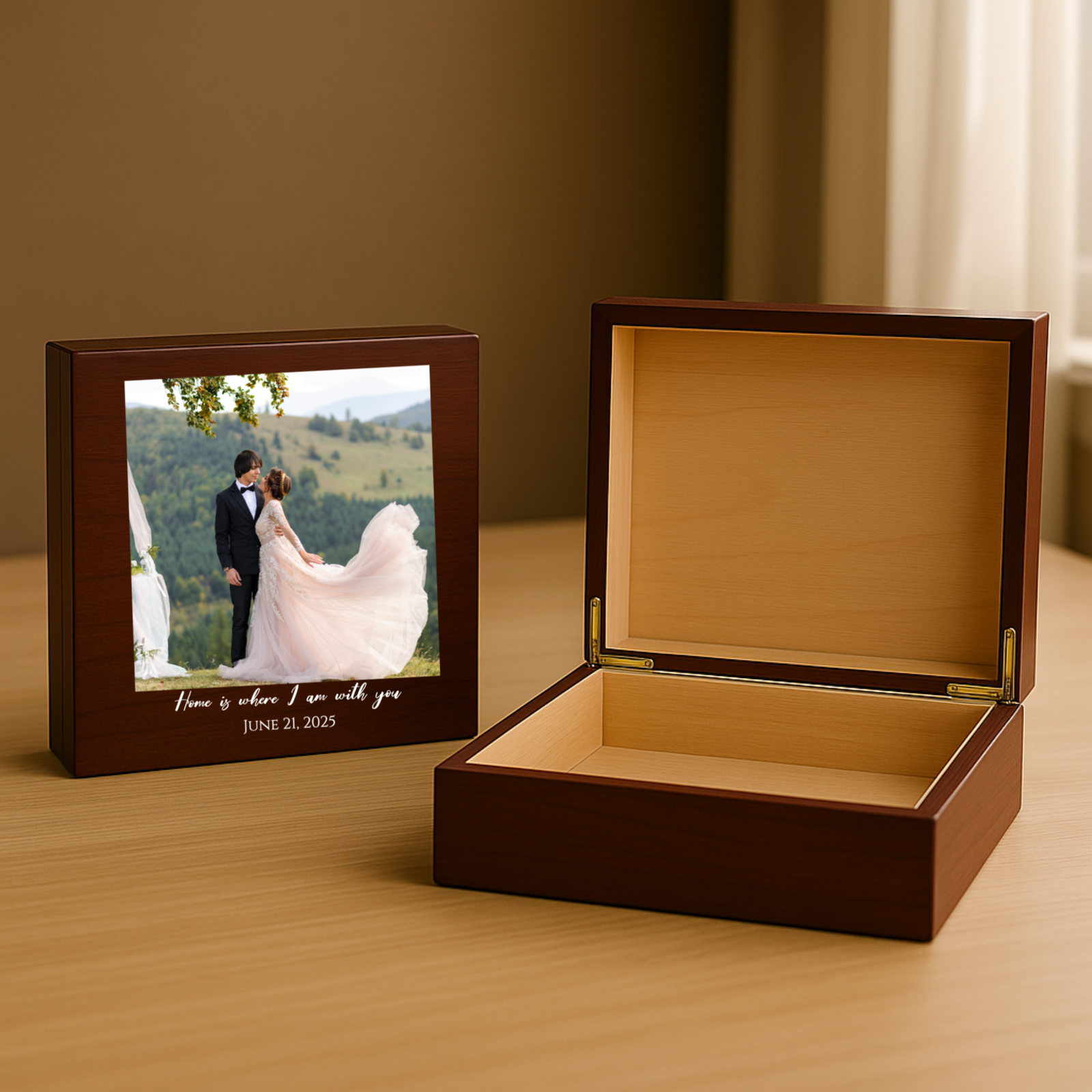 Cherished Memories Photo Keepsake Box