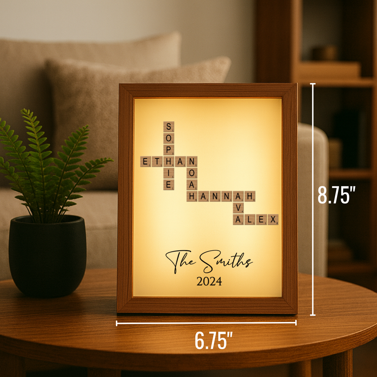 Our Family&#39;s Crossword Light Box