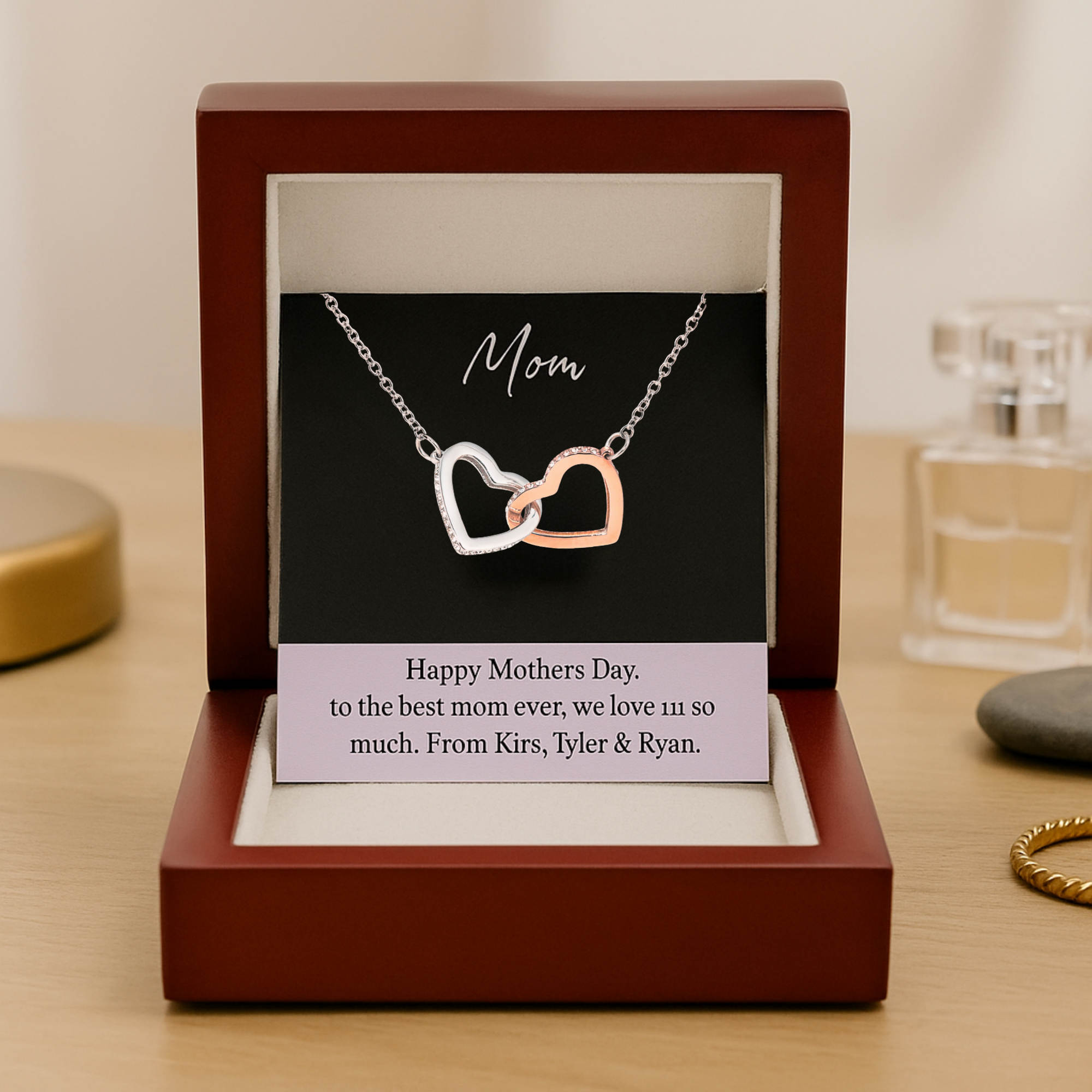 Interlocking Hearts Necklace