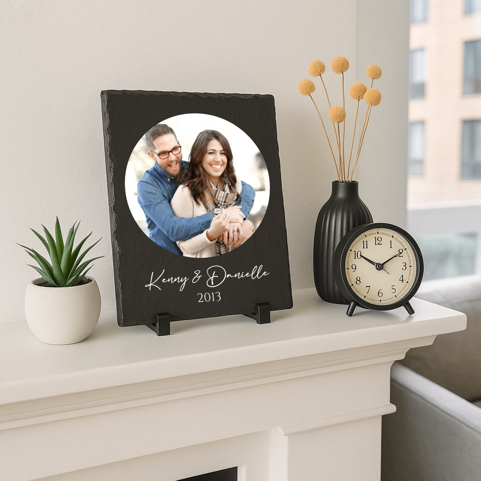 Cherished Memories Photo Slate Frame