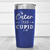 Blue Valentines Day Tumbler With Cuter Than Cupid Design