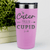 Pink Valentines Day Tumbler With Cuter Than Cupid Design