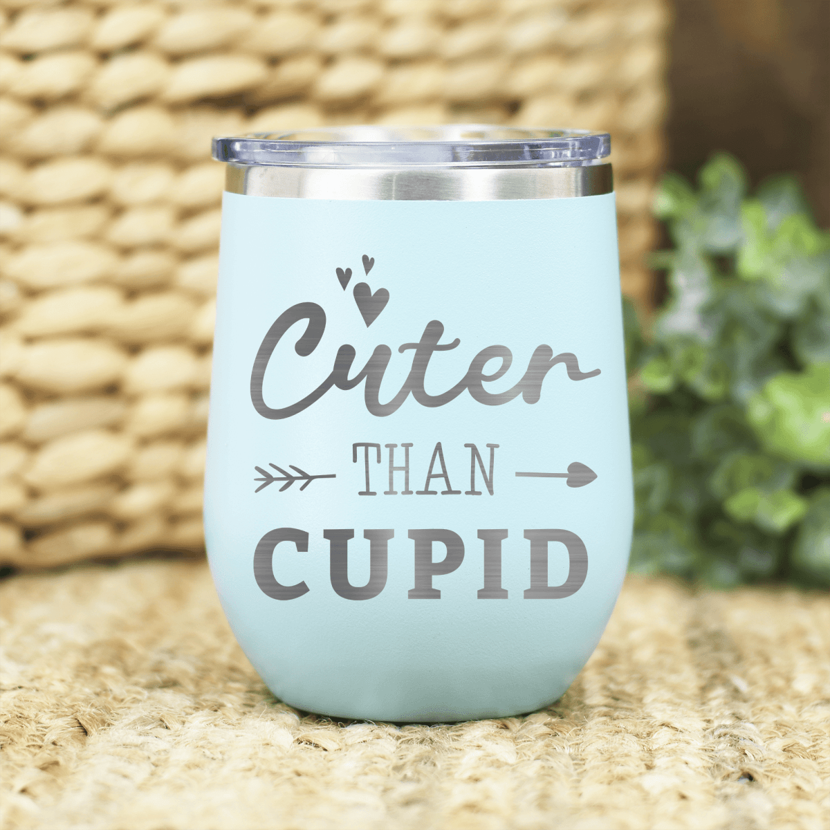 Cuter Than Cupid Wine Tumbler