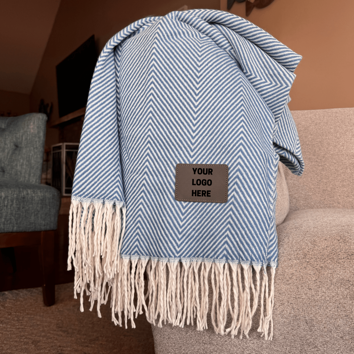 Personalized Branded Luxe Logo Towel for her, Customized Gifts for Women by Groovy Girl Gifts