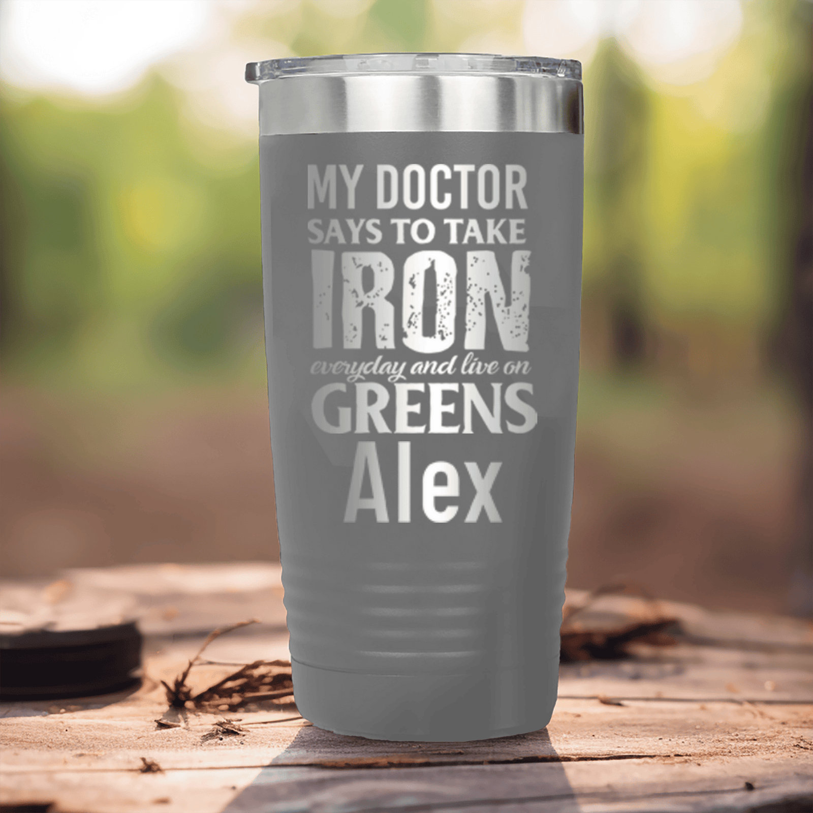Grey Golf Gifts For Her Tumbler With Doctors Orders For Golf Design