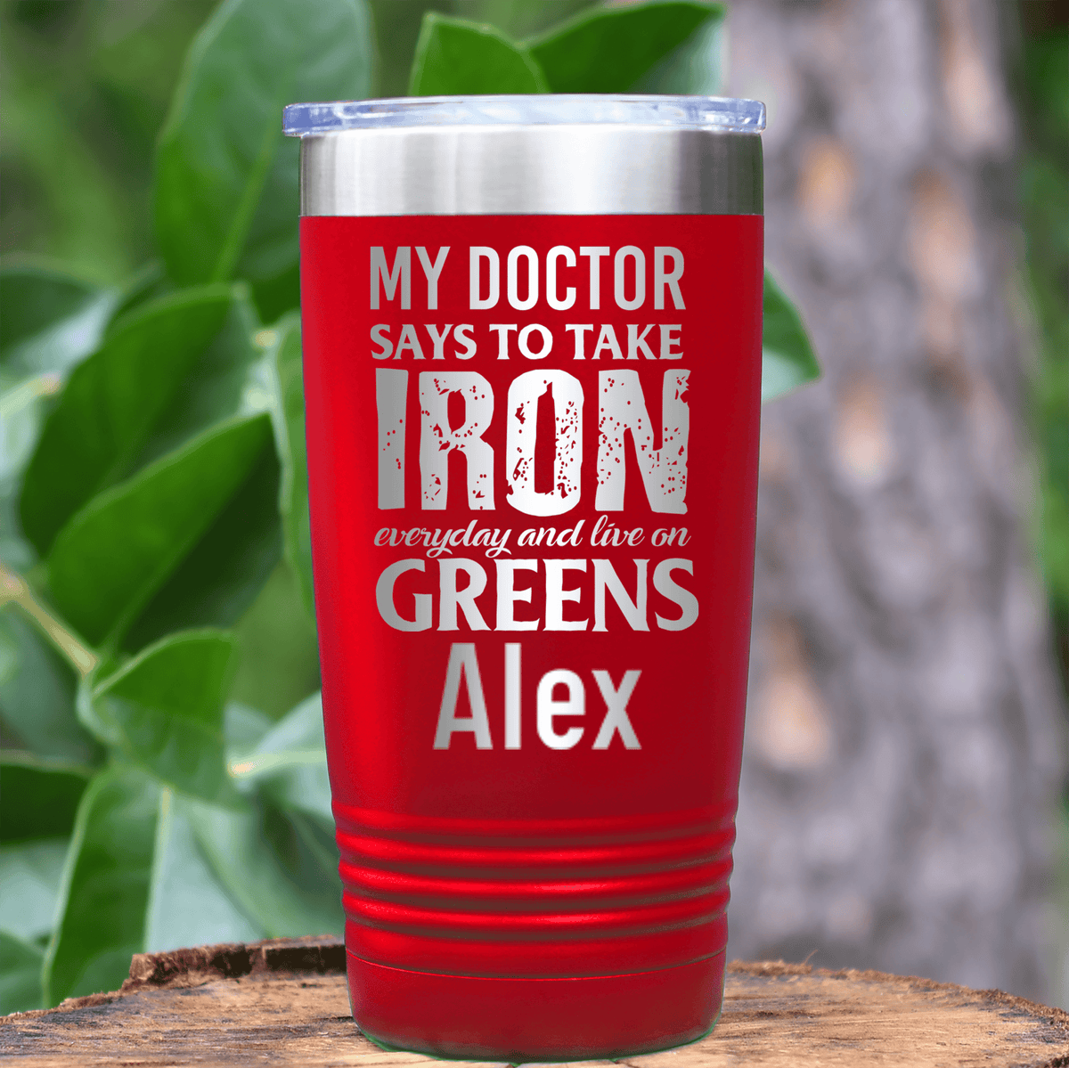Red Golf Gifts For Her Tumbler With Doctors Orders For Golf Design