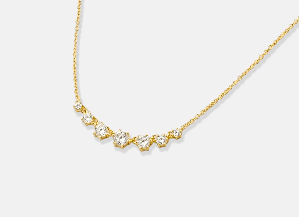 Personalized Bonus Sister Necklace with 7 Crystals for her, Customized Gifts for Women by Groovy Girl Gifts