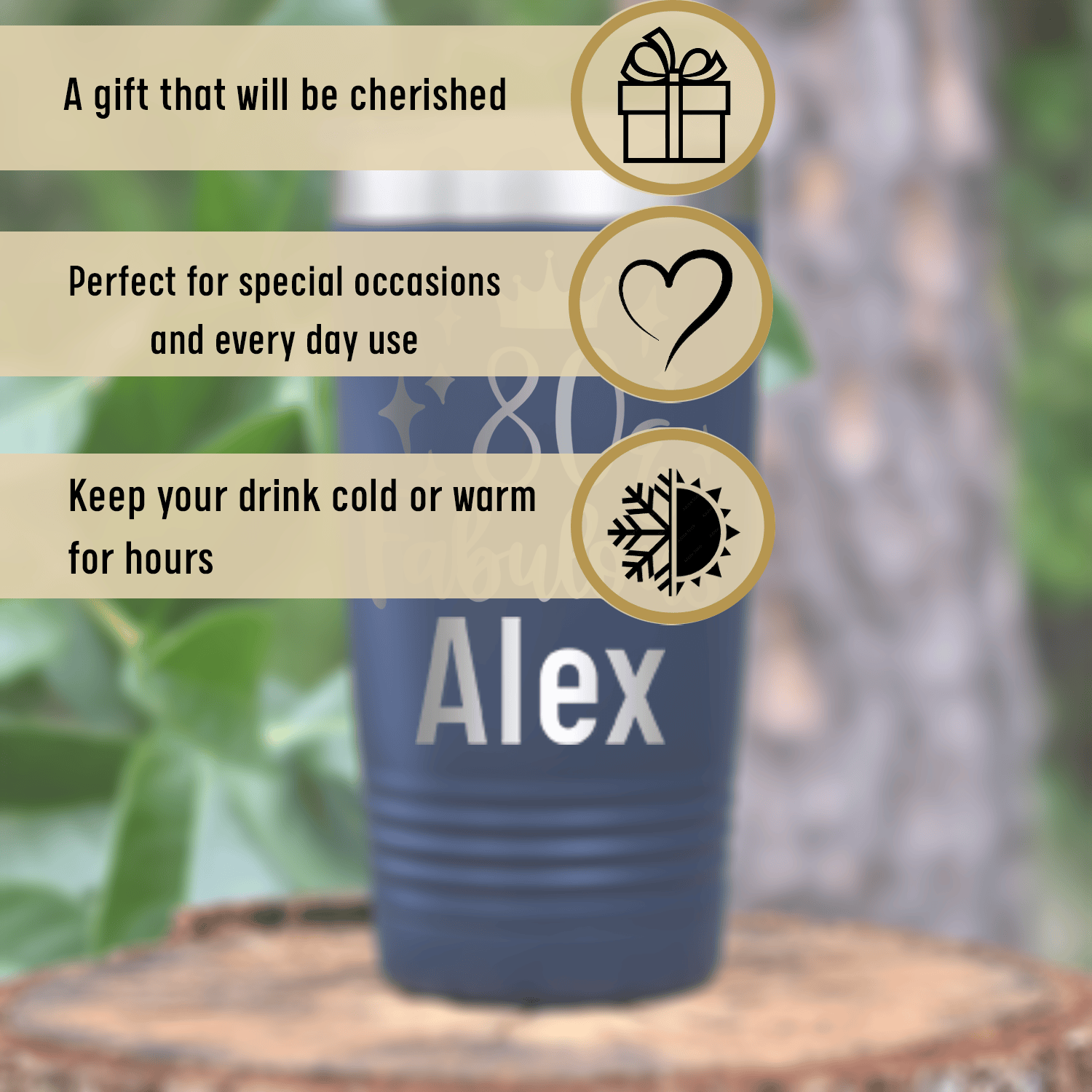 Eighty And Fabulous Tumbler