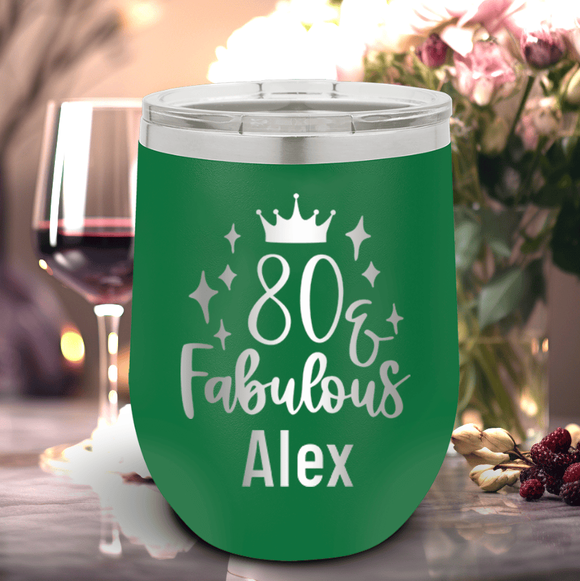 Eighty And Fabulous Wine Tumbler