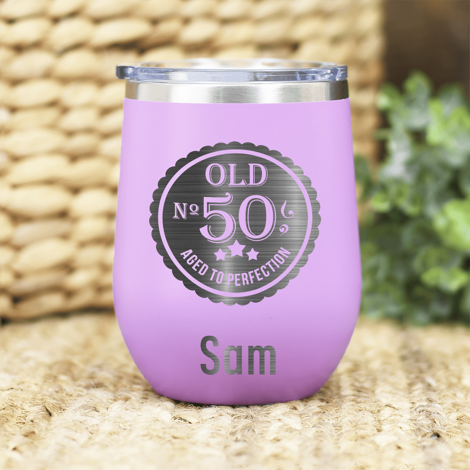 Fifty Aged To Perfection Wine Tumbler