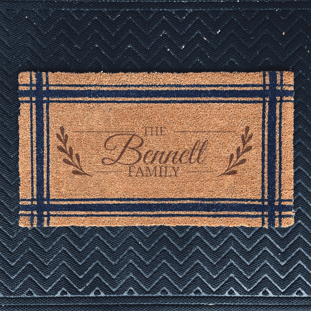 Personalized Flourishing Family Engraved Door Mat for her, Customized Gifts for Women by Groovy Girl Gifts