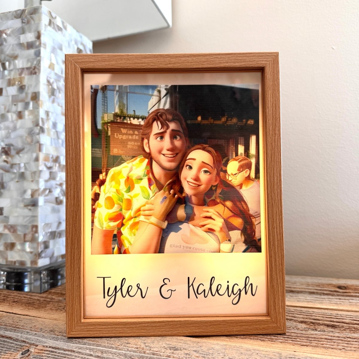 Personalized Animated Light Up Picture Frame – Custom Photo Gift for Her | Groovy Girl Gifts