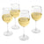 Monogrammed Wine Glass Set