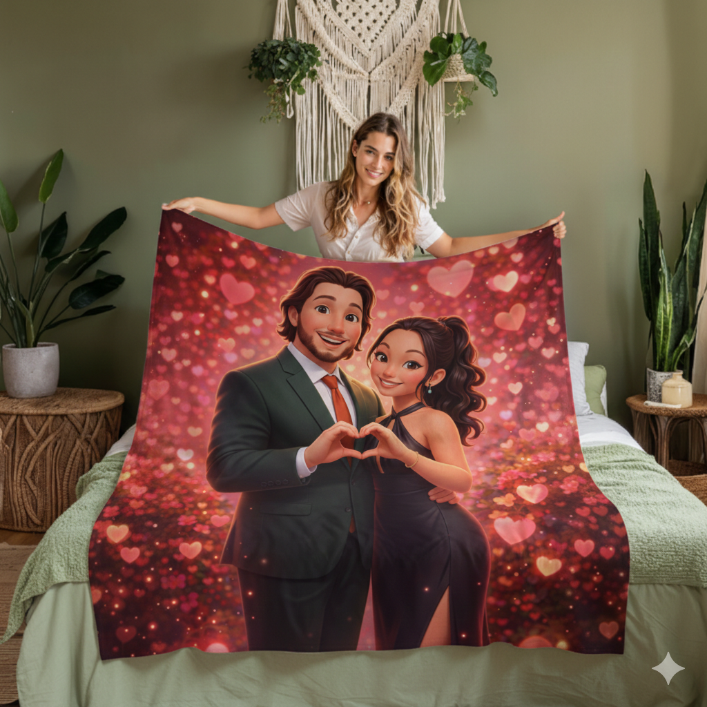 Cuddled Up In Love Blanket