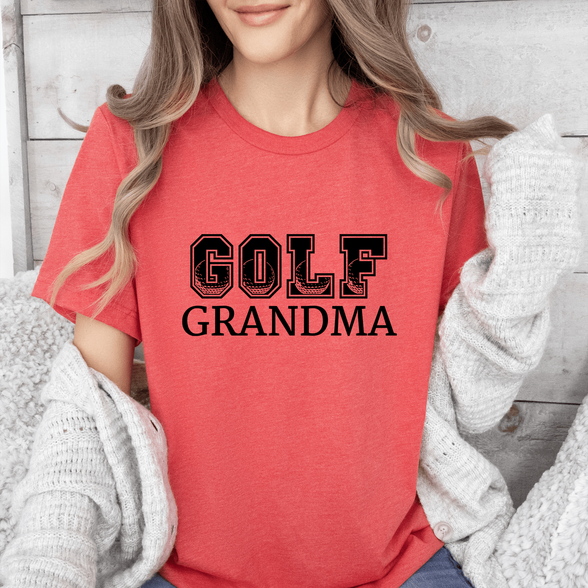 Golf Grandma Womens T Shirt