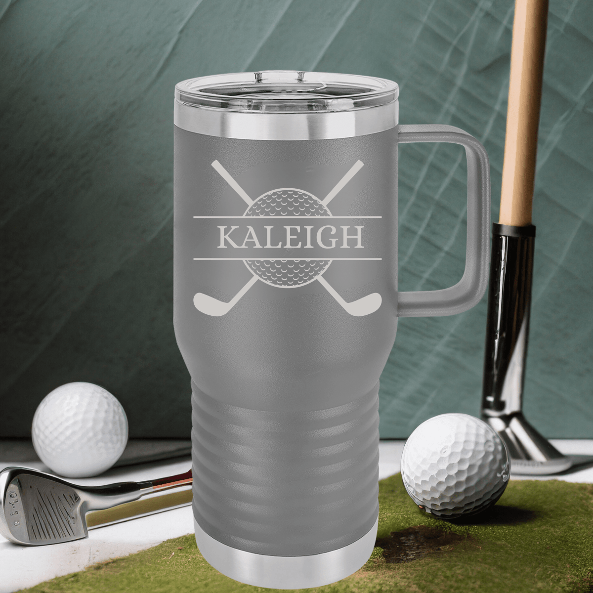 Personalized Tee Time Golf Mom Tumbler for her, Customized Gifts for Women by Groovy Girl Gifts