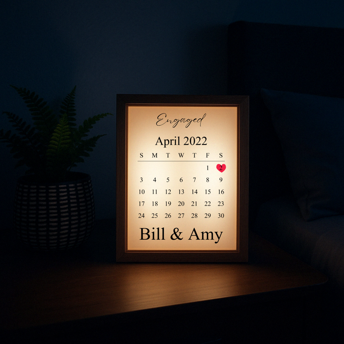 The Day Our Story Began Light Box