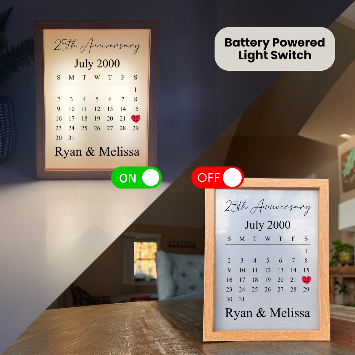 The Day Our Story Began Light Box