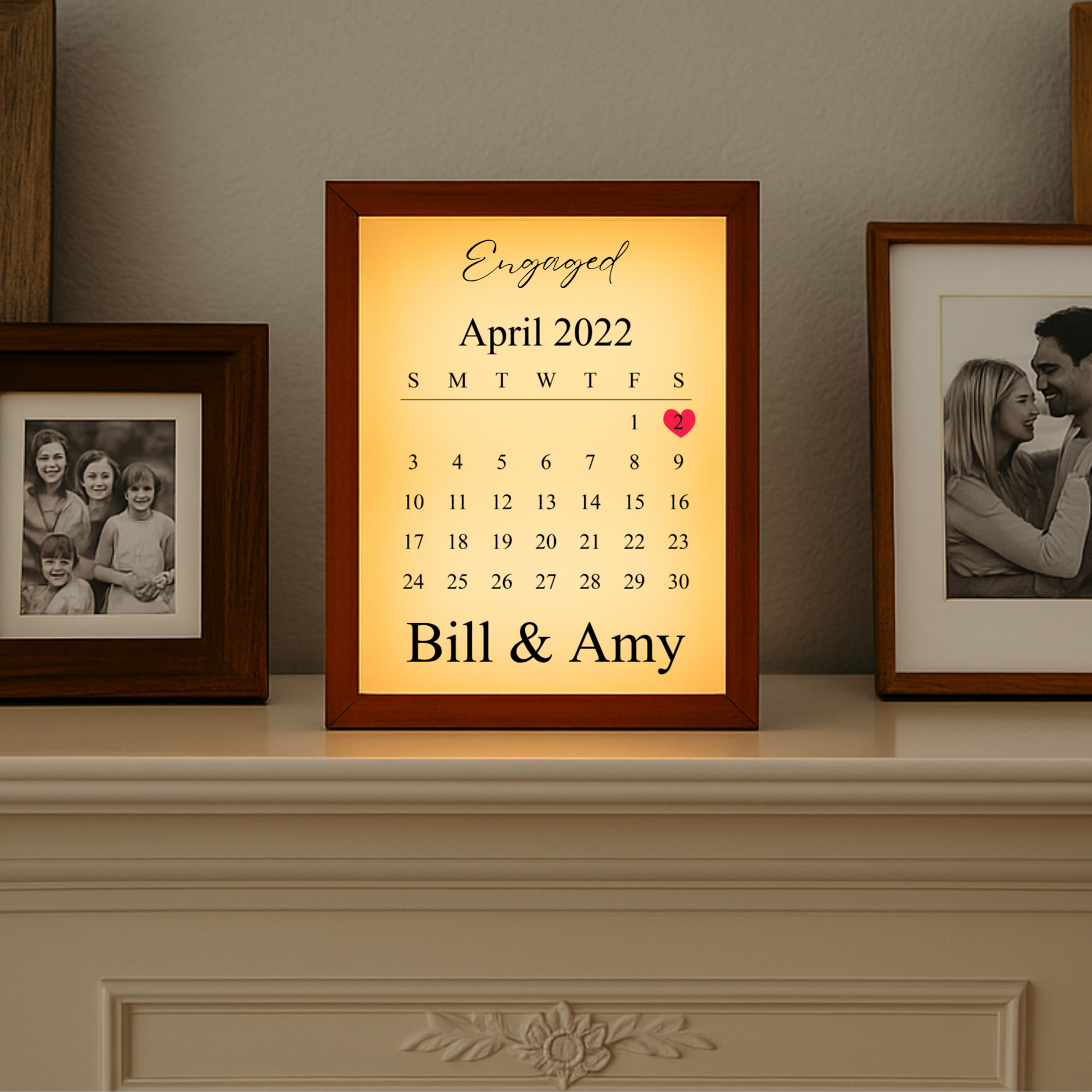 The Day Our Story Began Light Box