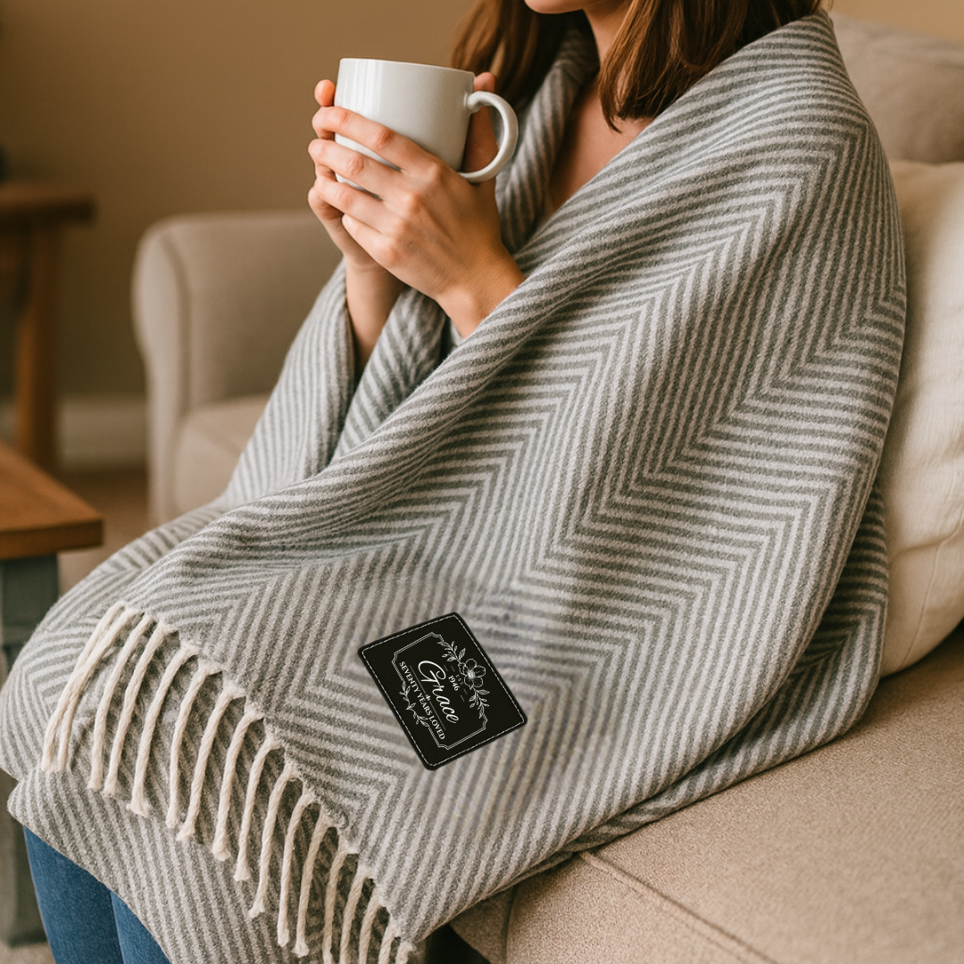Birth Year Personalized Throw Blanket