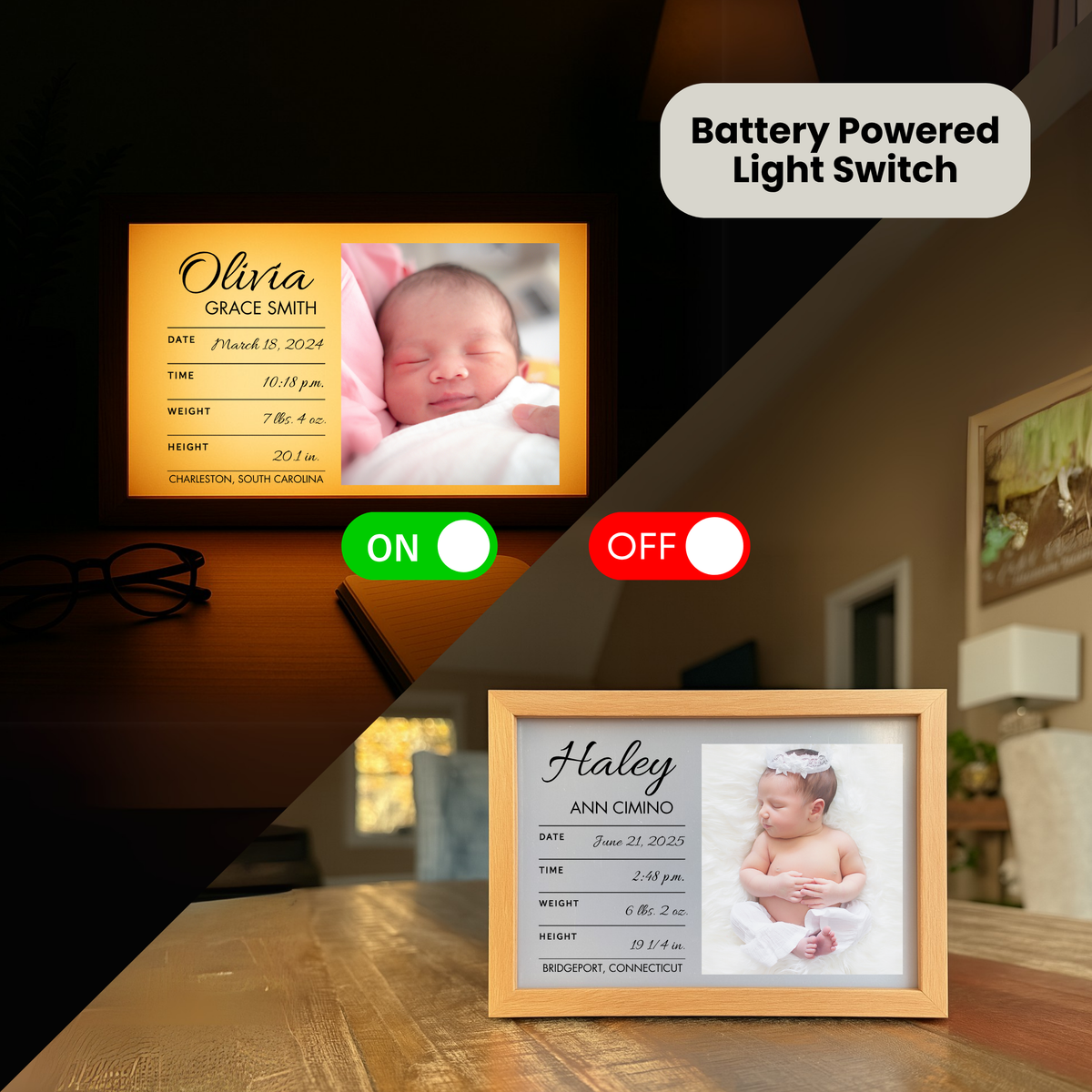 Personalized Baby Keepsake Sign