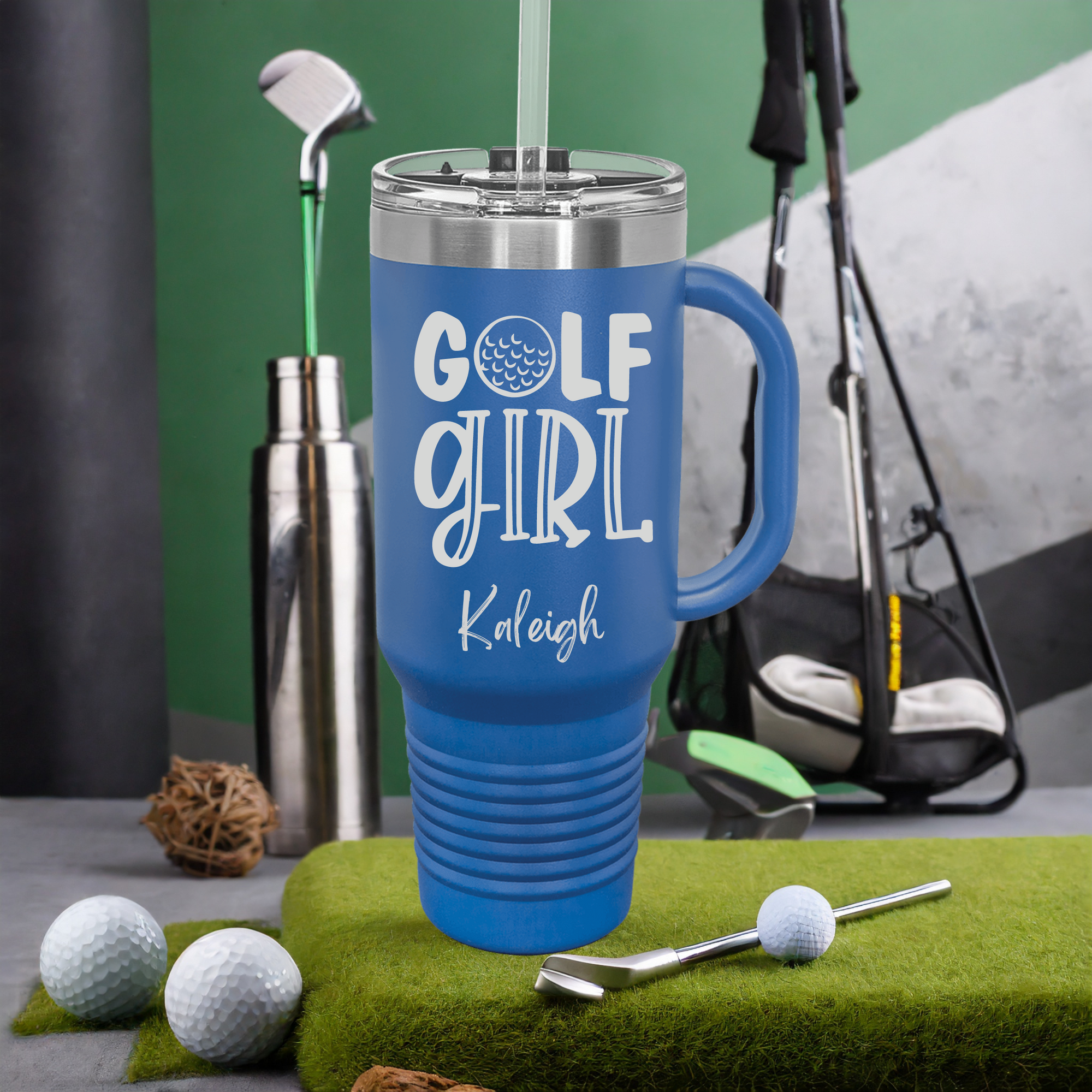 Stylish Golf Girl Tumbler