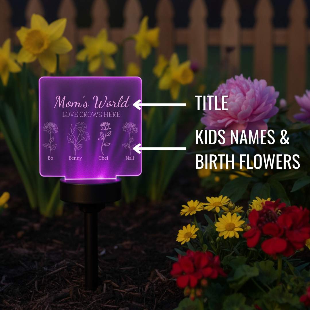 Radiant Love Garden Sign