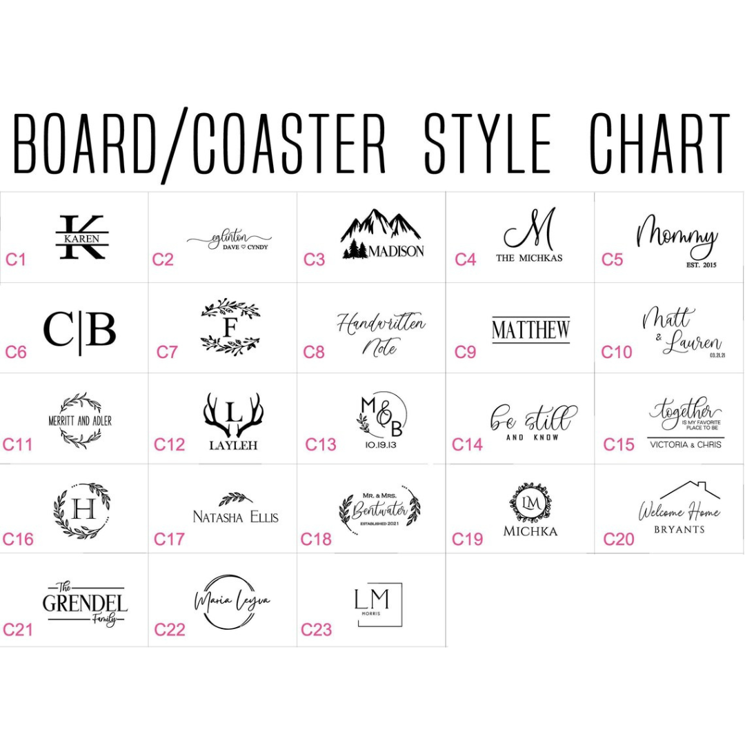 Personalized Marble Charcuterie Board