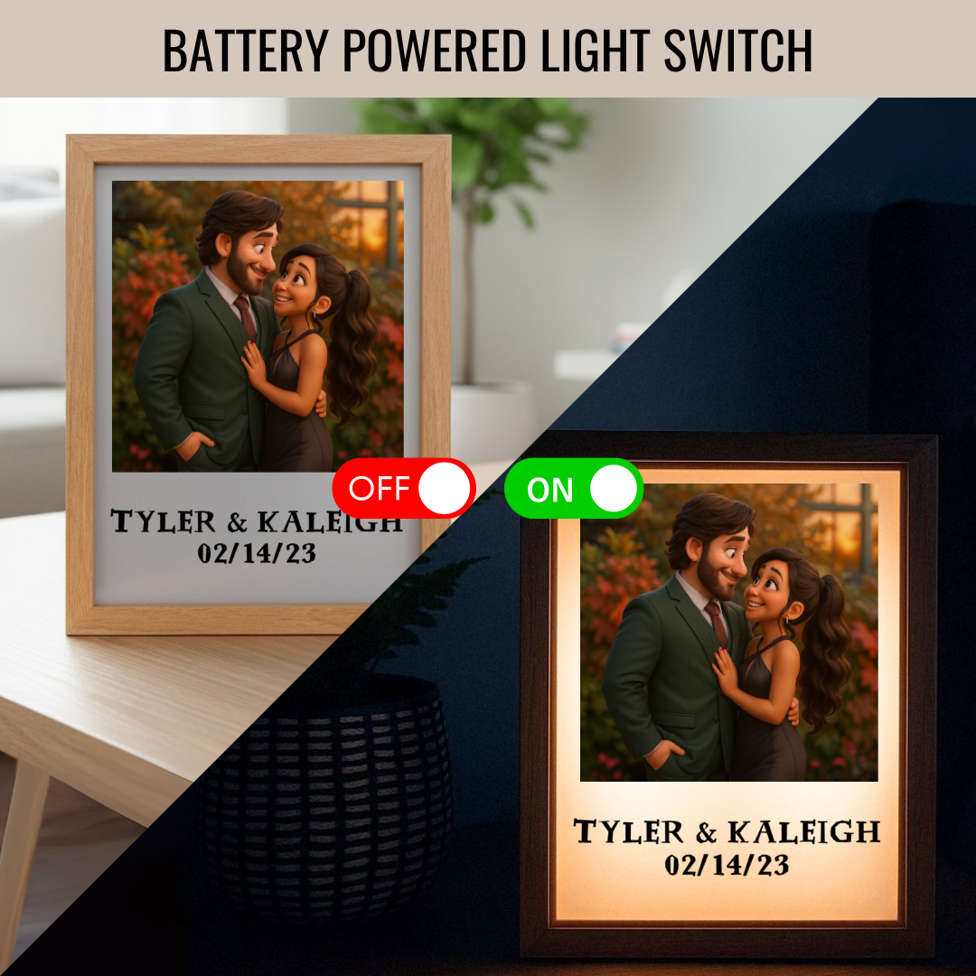Animated Light Up Picture Frame