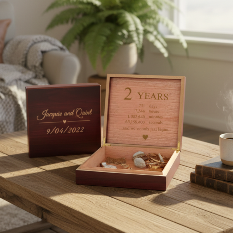 Personalized Keepsake Jewelry Box