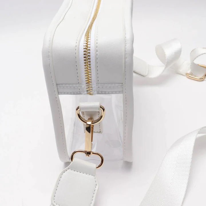 Personalized Clear Stadium Bag for her, Customized Gifts for Women by Groovy Girl Gifts