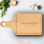 Anniversary Gift Maple Paddle Cutting Board With Home Sweet Home Design