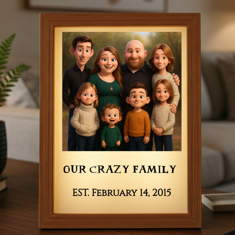 Animated Family Photo Light Box
