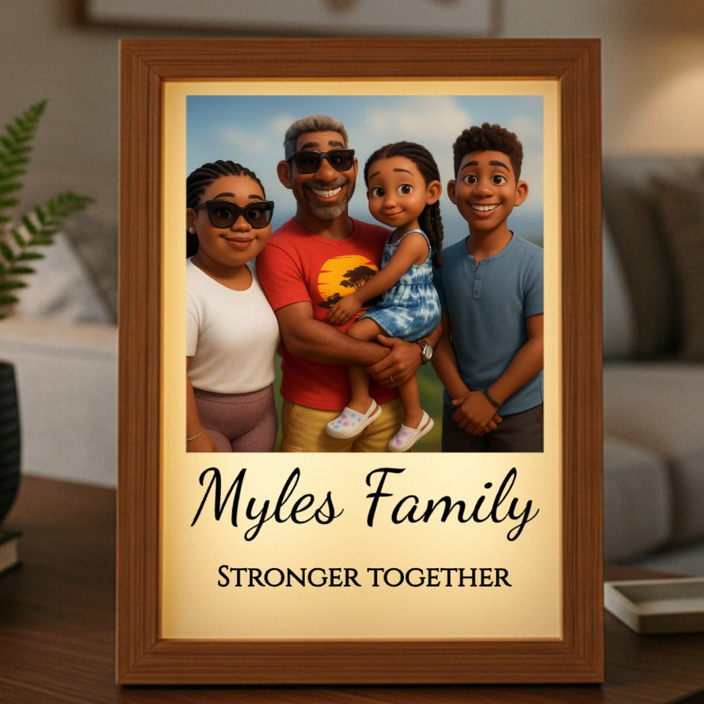 Animated Family Photo Light Box