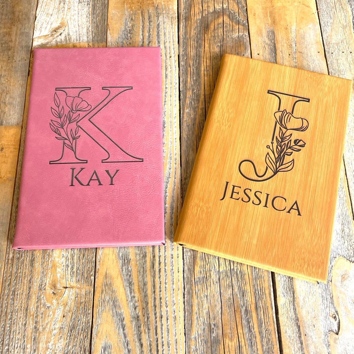 Personalized Bubbly Blossoms Journal for her, Customized Gifts for Women by Groovy Girl Gifts